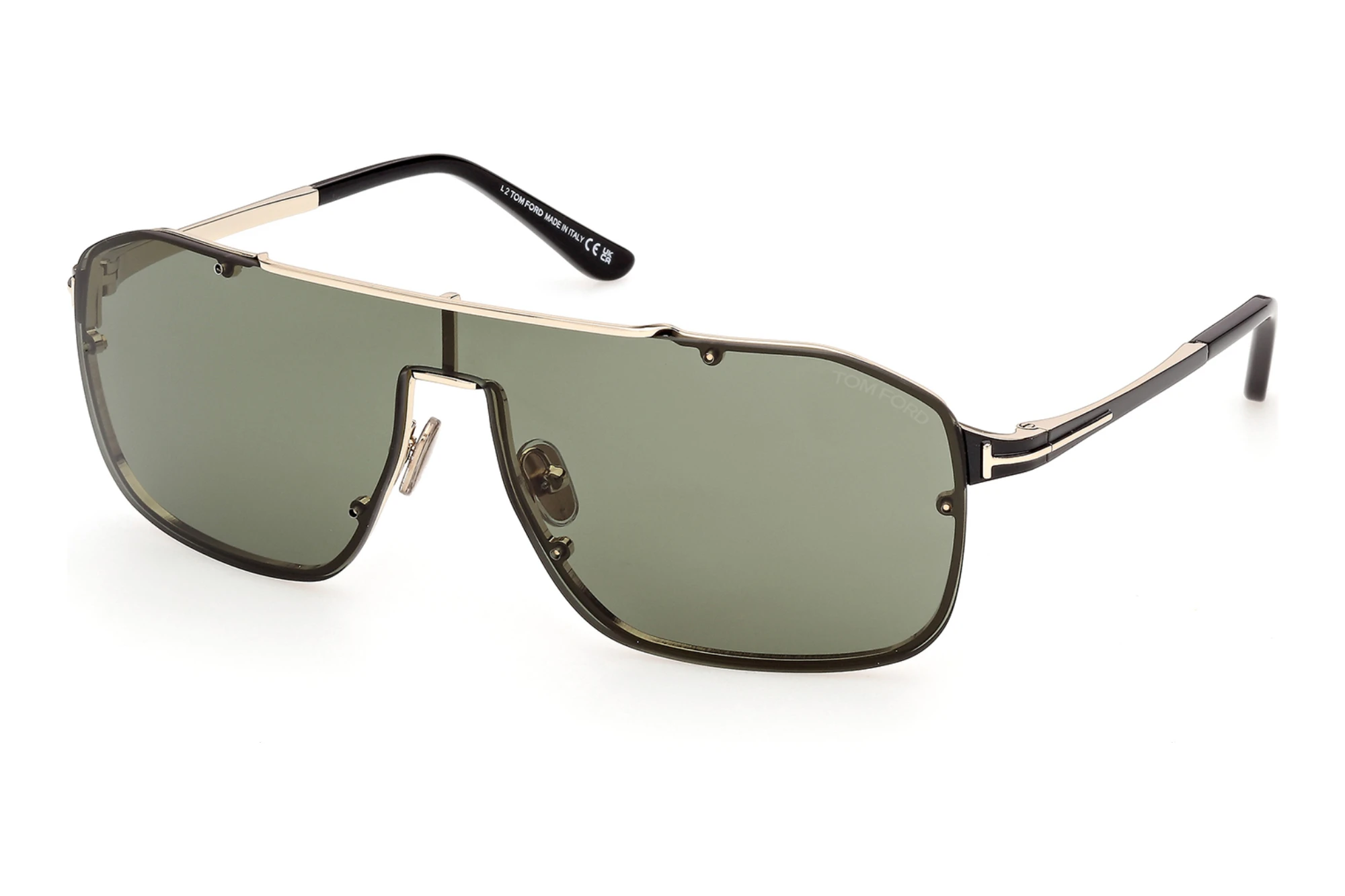 Tom Ford   FT1411 32N grünGlänzend Blassgold
