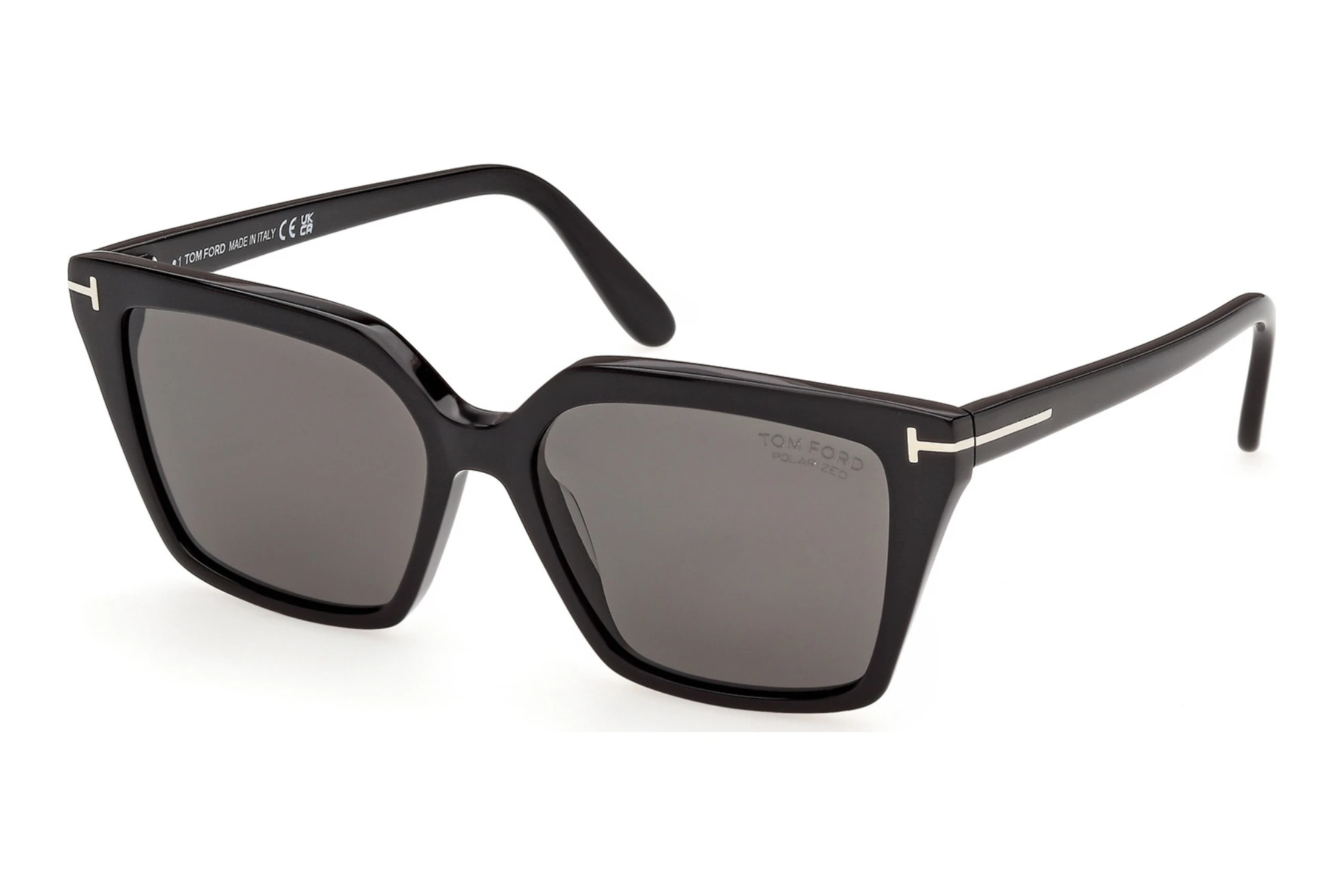 Tom Ford   FT1412 01D grau polarisierendGlänzend Schwarz
