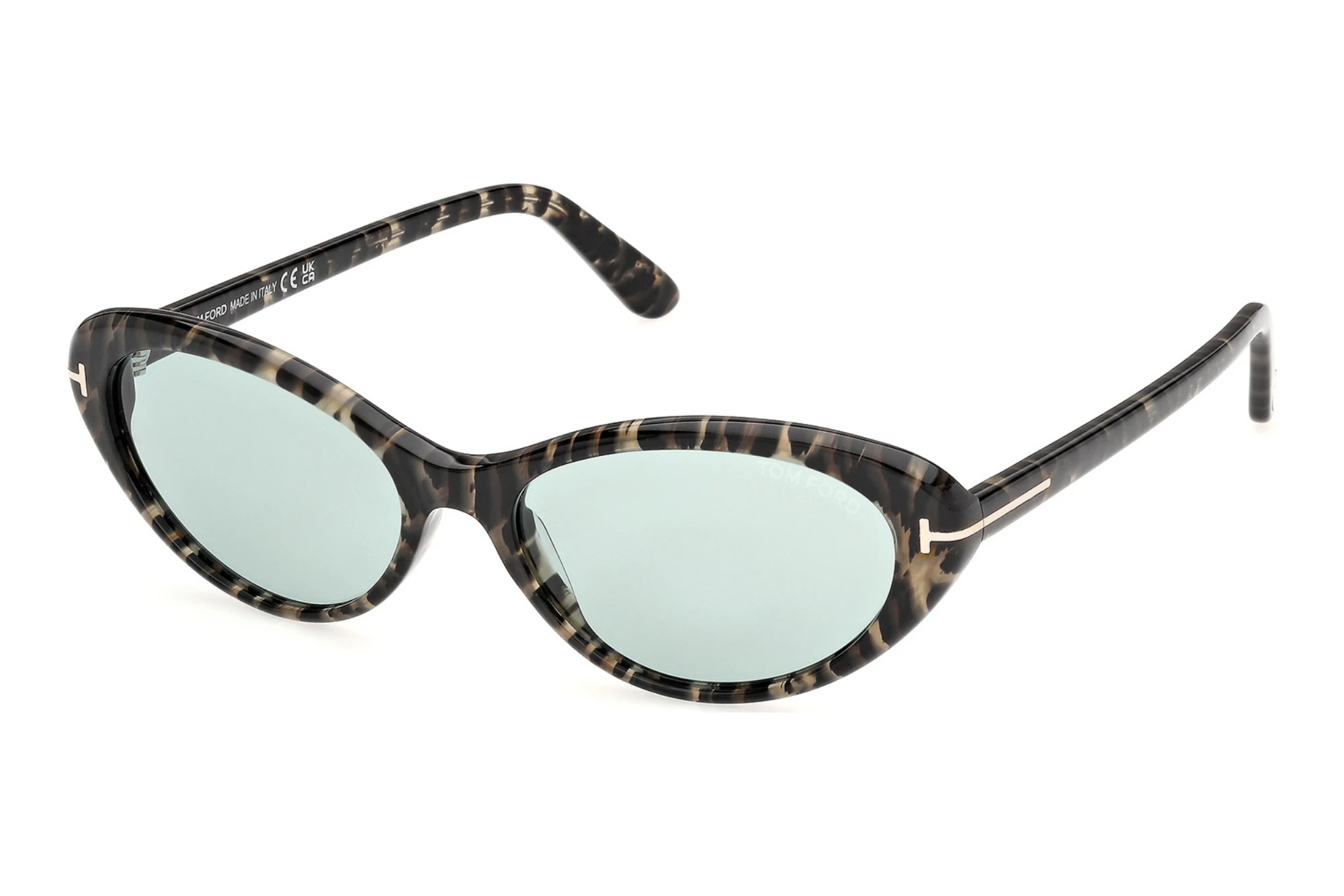 Tom Ford   FT1413 55N grünBunt Havanna