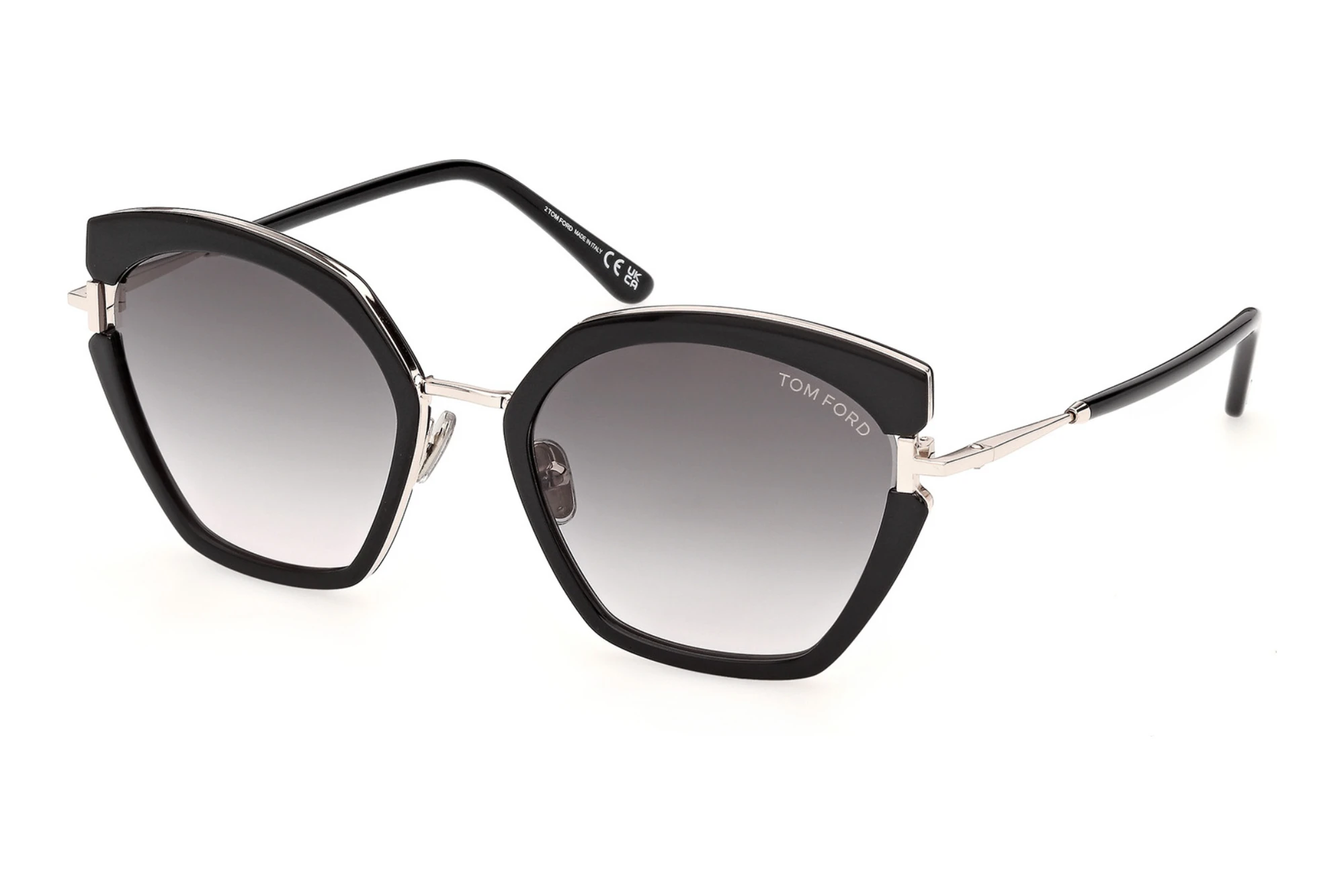Tom Ford   FT1419 01B grau verlaufendGlänzend Schwarz