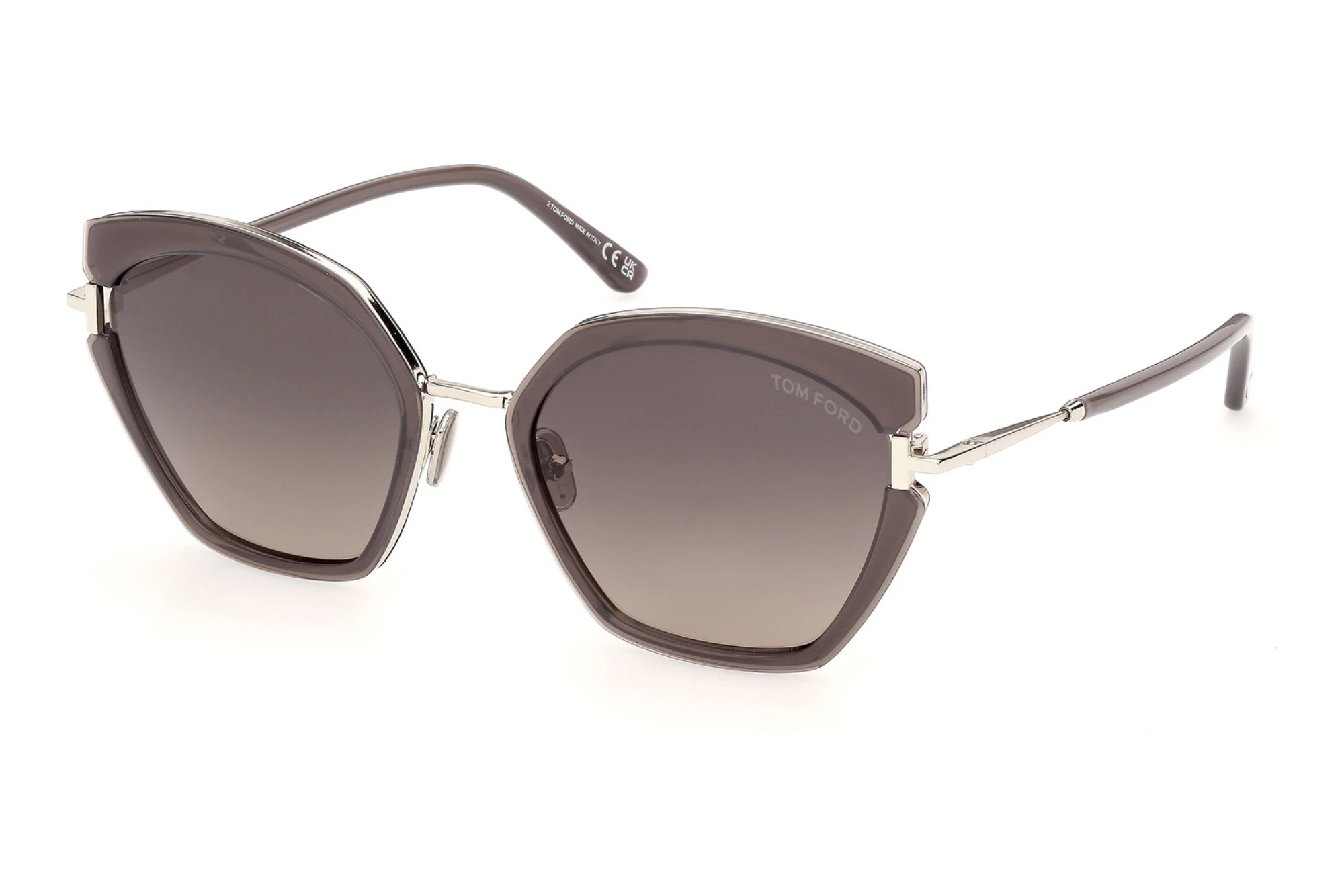 Tom Ford   FT1419 48F braun verlaufendGlänzend Dunkelbraun