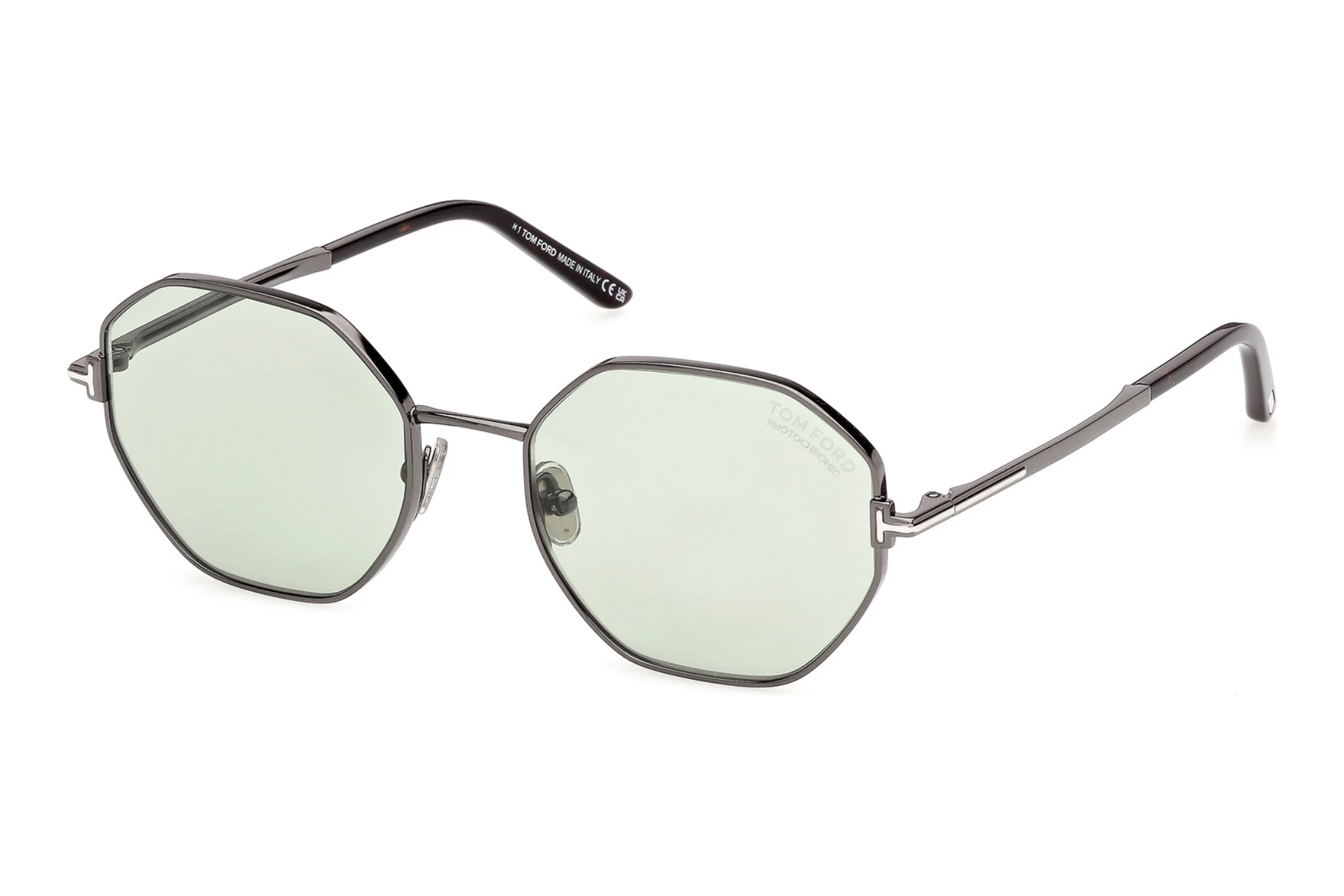 Tom Ford   FT1421 08N grünGlänzend Gunmetal