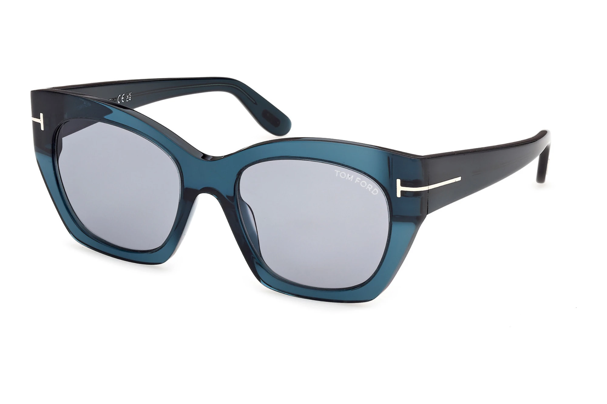 Tom Ford   FT1422 87A grauGlänzend Türkis