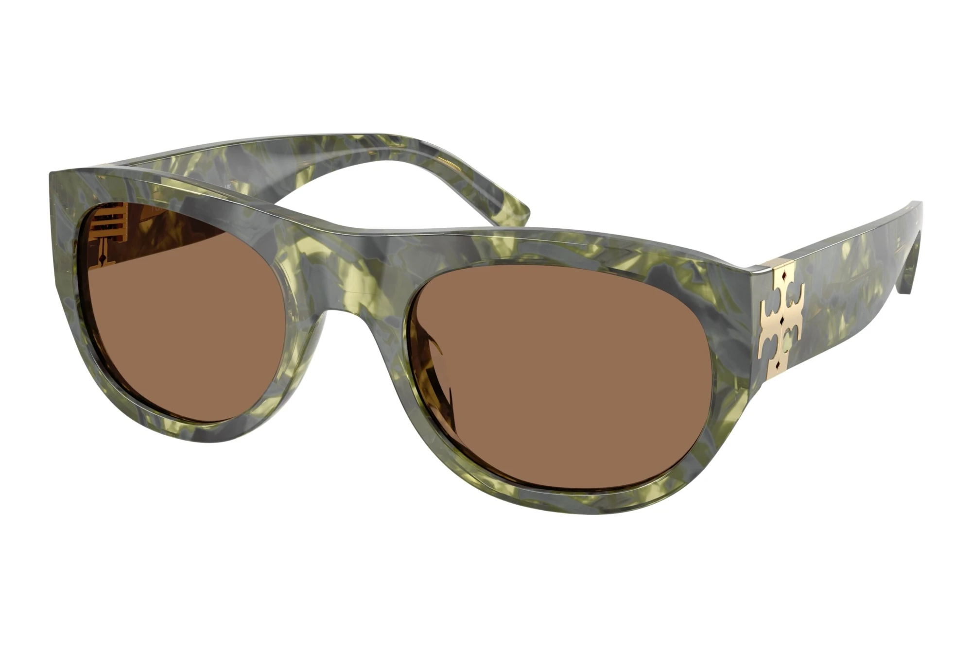 Tory Burch   TY7238U 208973 Solid BrownGreen Marbled