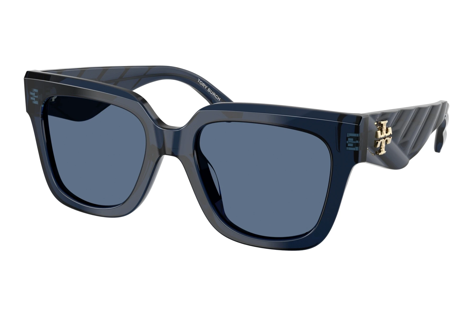 Tory Burch   TY7239U 206580 Solid Dark BlueTransparent Navy