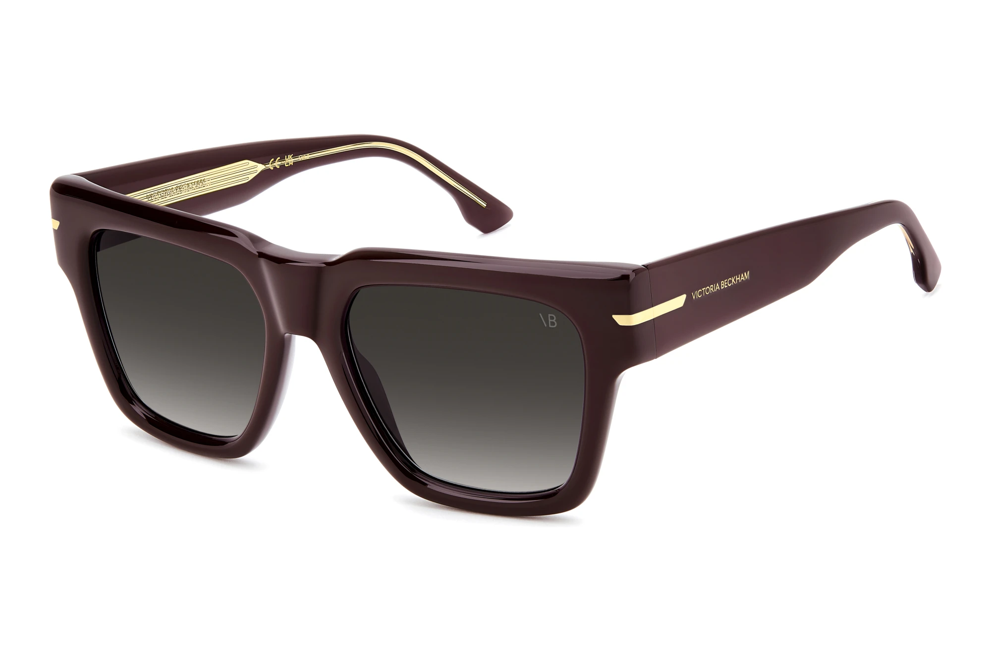 Victoria Beckham   VB 7004/S LHF/9O DARK GREY SHADEDBURGUNDY 2