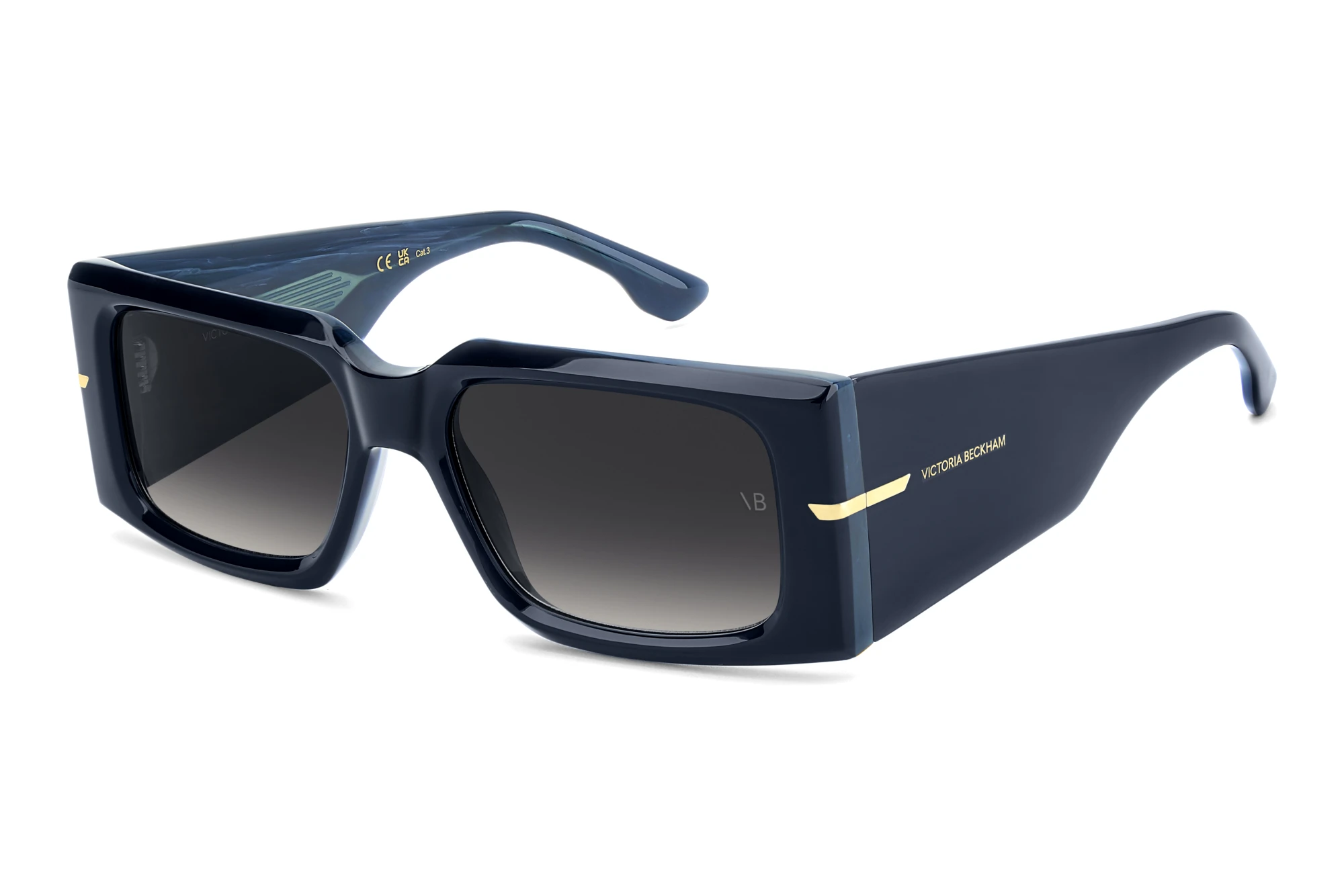 Victoria Beckham   VB 7008/S NUM/9O DARK GREY SHADEDMARBLE BLUE