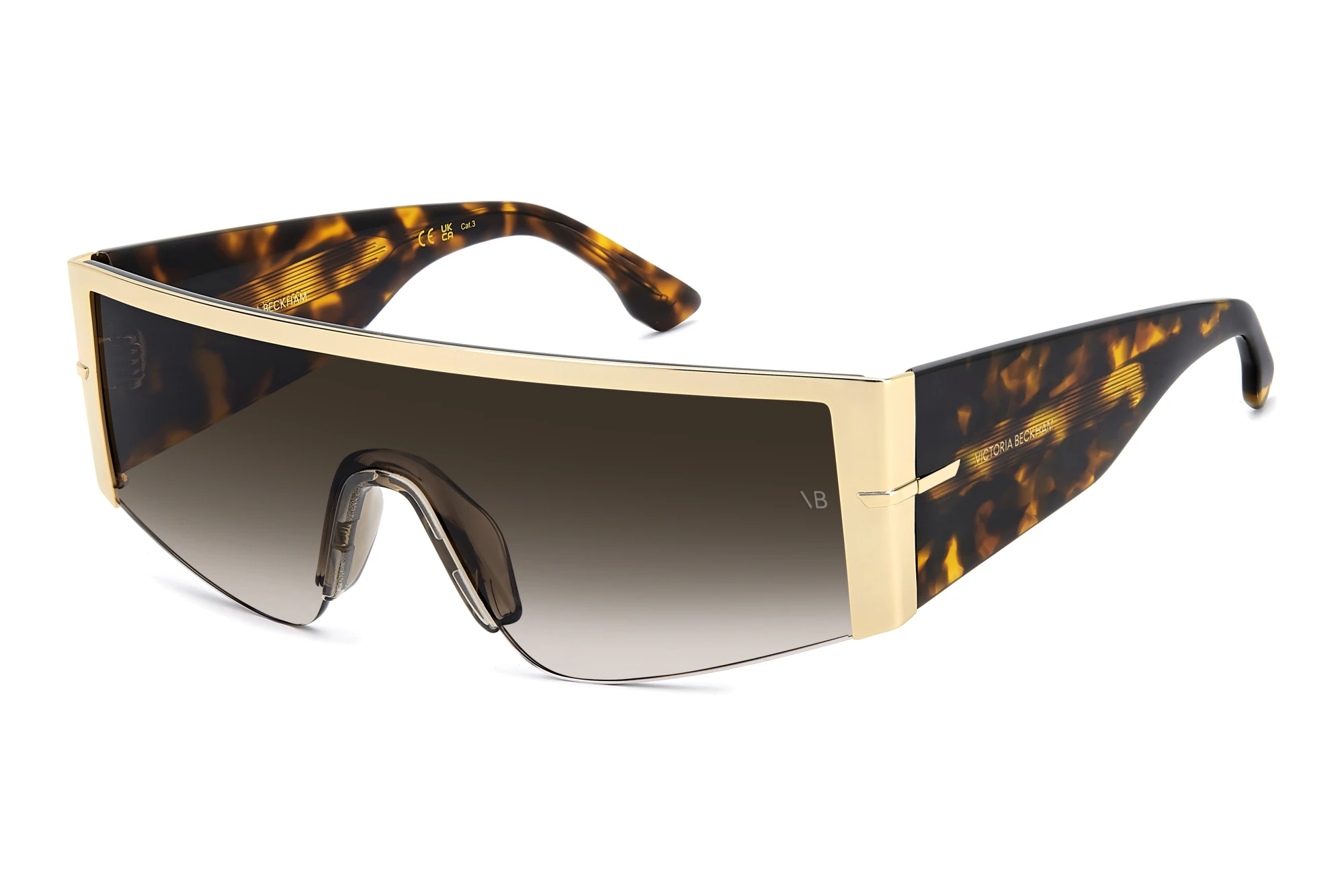 Victoria Beckham   VB 7015/S 06J/HA BROWN SHADEDGOLD HAVANA
