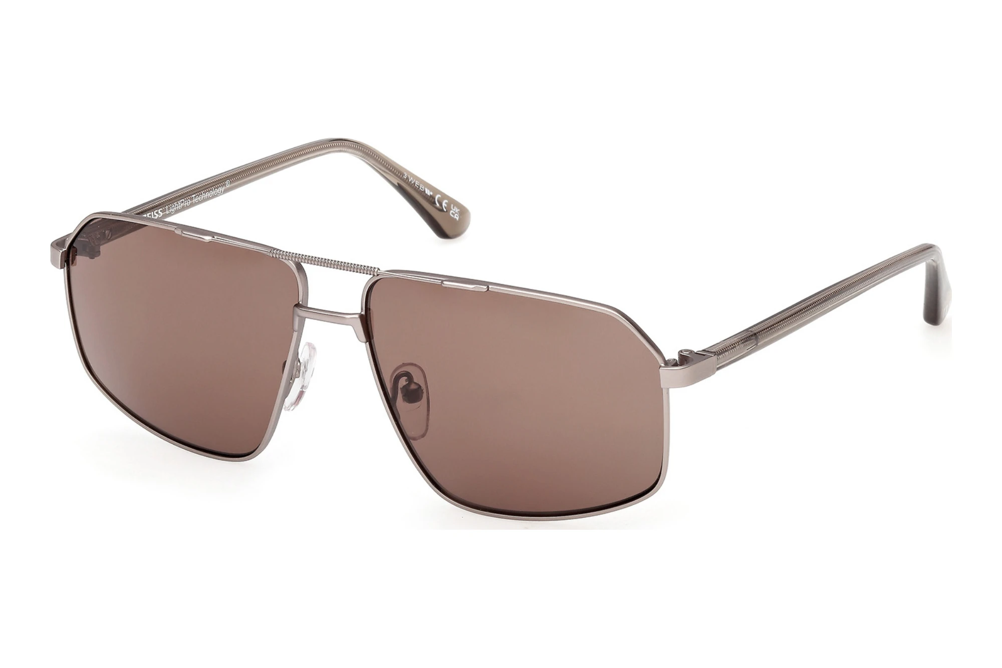 Web Eyewear   WE0395 15E braunMatt Hell Ruthenium