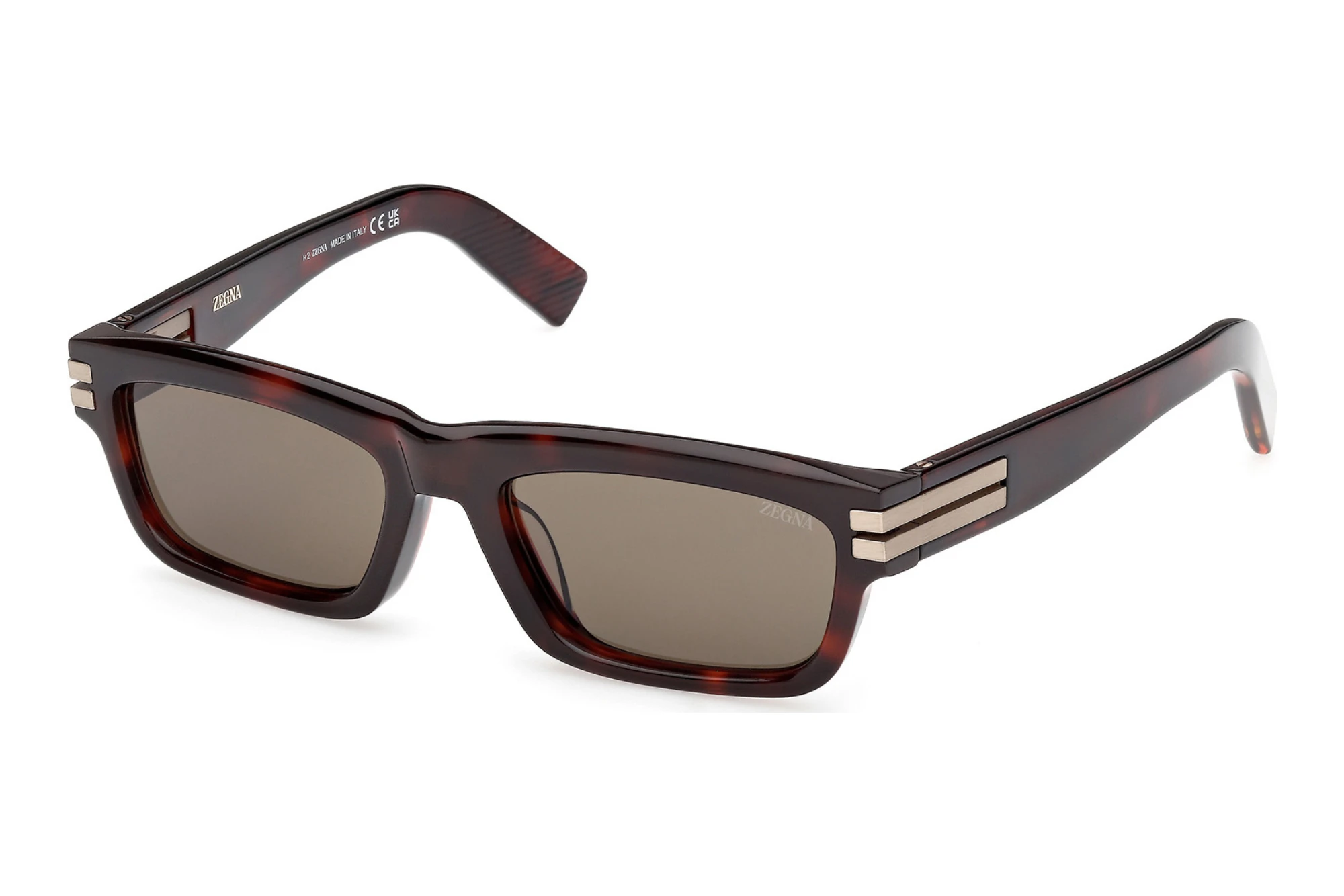 Zegna   EZ0282 54N grünRot Havanna