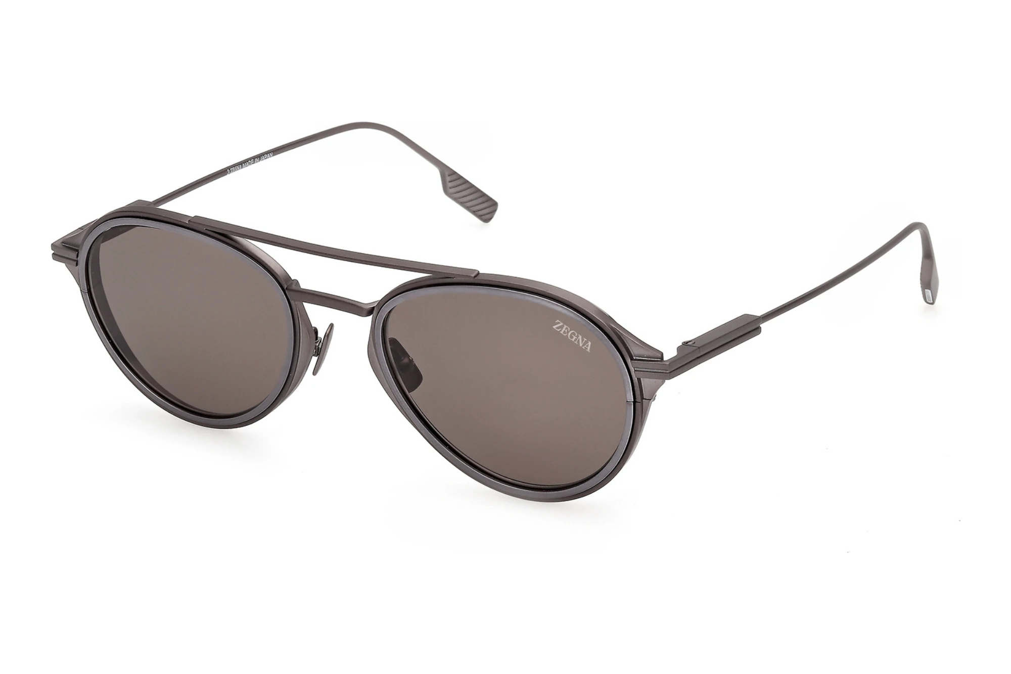 Zegna   EZ0295 09J roviexMatt Gunmetal