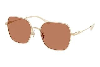 Coach HC7180D 94683 Brown SolidShiny Light Gold/Milky White