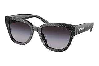 Coach HC8379U 55208G Grey GradientGrey Pearl Signature C