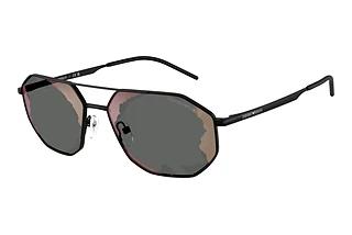 Emporio Armani EA2147 30017G Black Red MirrorMatte Black