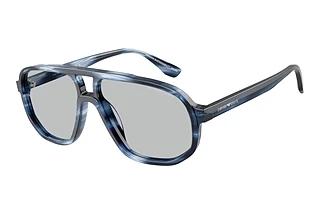 Emporio Armani EA4263U 632787 Light GreyStriped Dark Blue