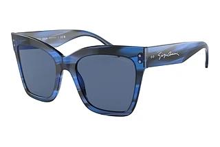 Giorgio Armani AR8175 595380 Dark BlueStriped Blue