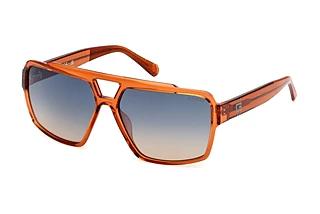 Guess GU00223 42X blau verspiegeltGlänzend Dunkel Orange