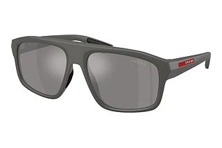 Prada Linea Rossa PS B02S 16X7W1 Grey Mirror SilverMetal Grey