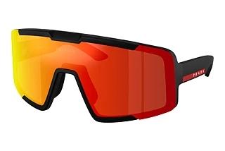 Prada Linea Rossa PS B07S 1BO70U Dark Brown MirrorMatte Black