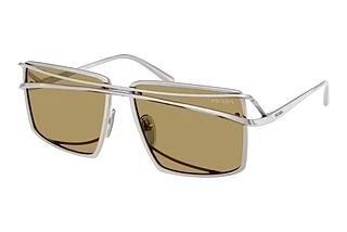 Prada PR C55S 28C70G Green OliveVintage Silver