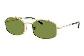 Ray-Ban RB3719 001/4E GreenArista Gold