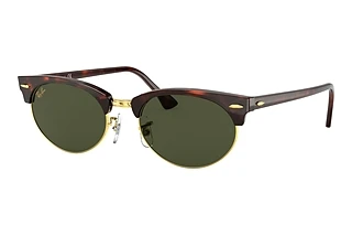 Vue de face Ray-Ban CLUBMASTER OVAL (RB3946 - 130431)