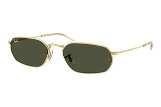 Ray-Ban RB3947 001/31 GreenArista Gold
