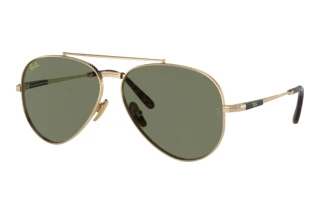 Vista frontale Ray-Ban AVIATOR TITANIUM (RB8225 - 313852)
