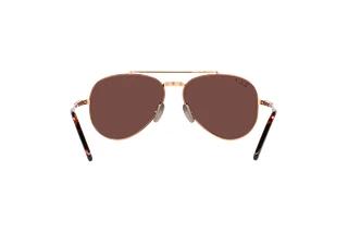 Vue arrière Ray-Ban AVIATOR TITANIUM (RB8225 - 3140AF)