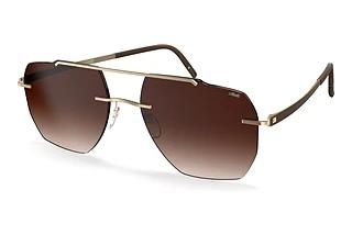 Silhouette 8746 7620 brownGold Brushed