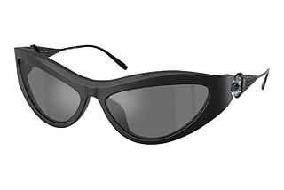 Swarovski SK6046 10206G Grey Mirror BlackMatte Black