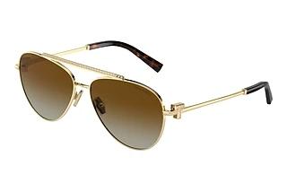 Tiffany TF3101B 6208T5 Polarized Brown GradientPale Gold