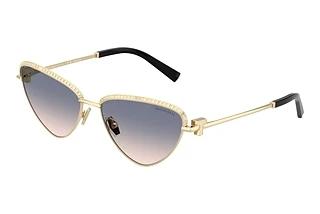 Tiffany TF3107KB 622116 Light Brown Gradient BluePale Gold Plated