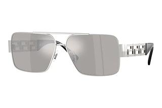 Versace VE2290 10016G Light Grey Mirror Silver 80Silver