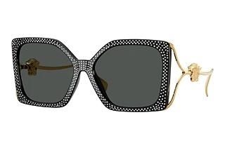 Versace VE4502U 550787 Dark GreyBlack Strass Crystal