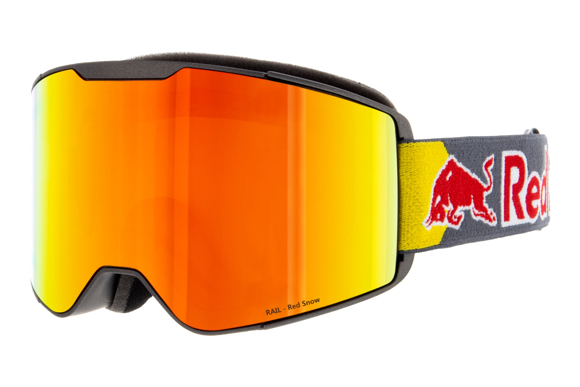 Red Bull SPECT   RAIL 002 red snow - orange with red mirror cat. S2warm grey