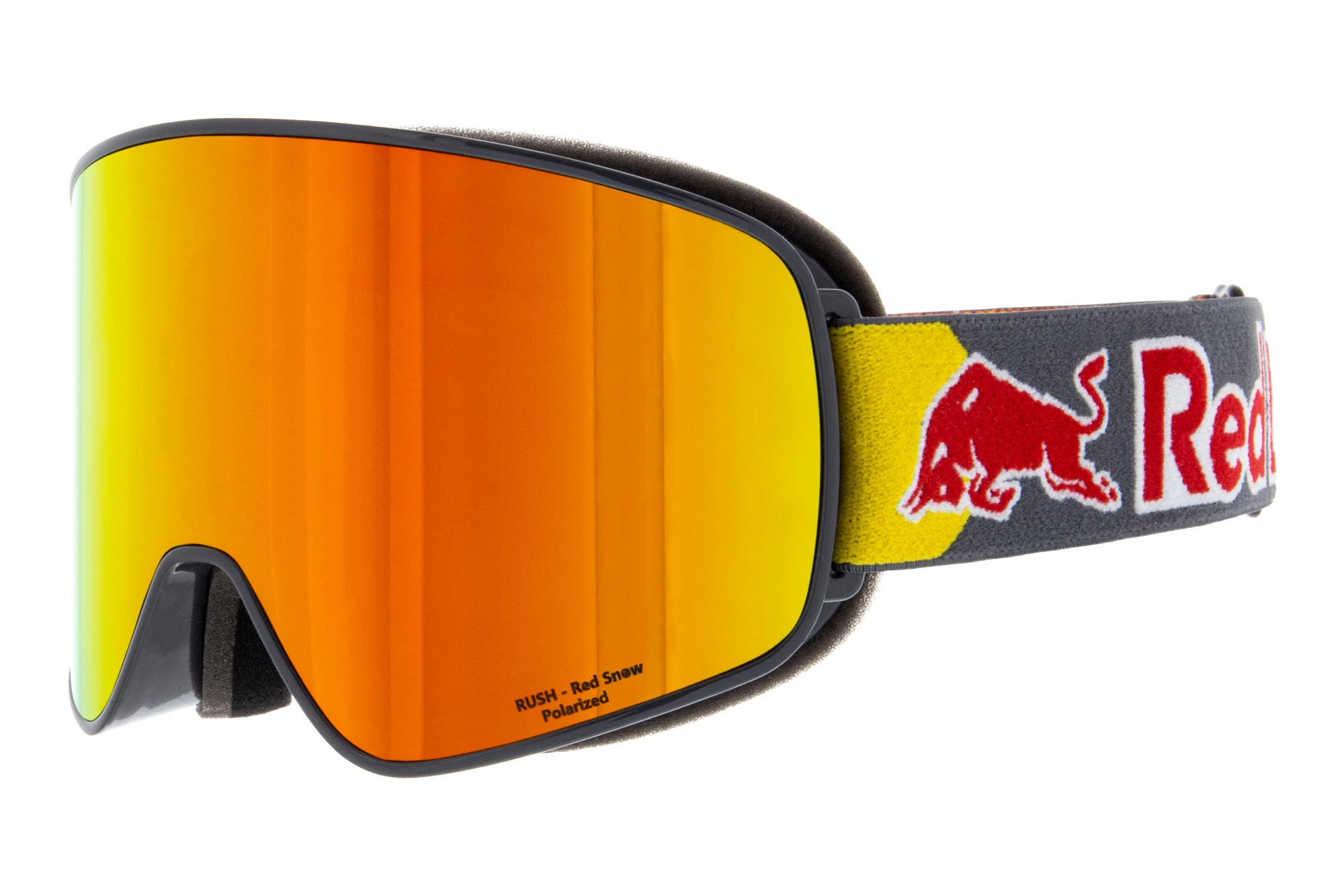 Red Bull SPECT   RUSH 002 red snow, brown with red mirror, S.3, POLARISEDgrey